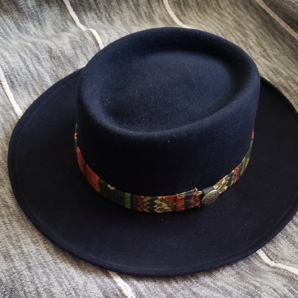 Western style wool hat - The Scala Collection